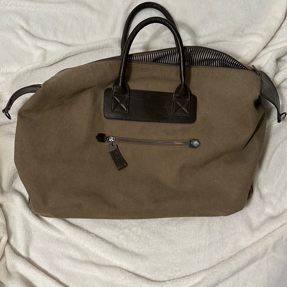 Brouk Leather-Trimmed Men's Bag